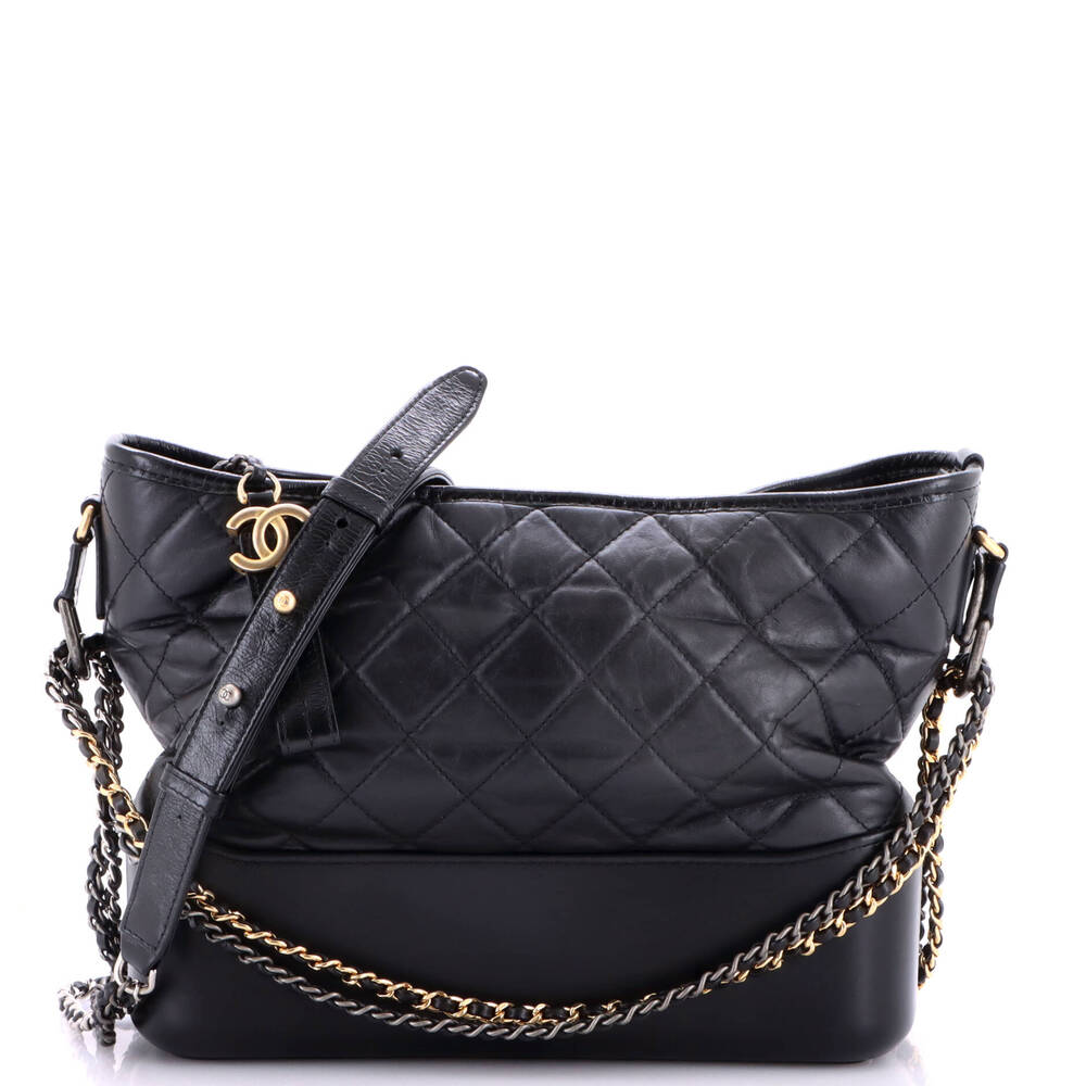 Chanel Gabrielle Hobo Quilted Aged #336248C30B